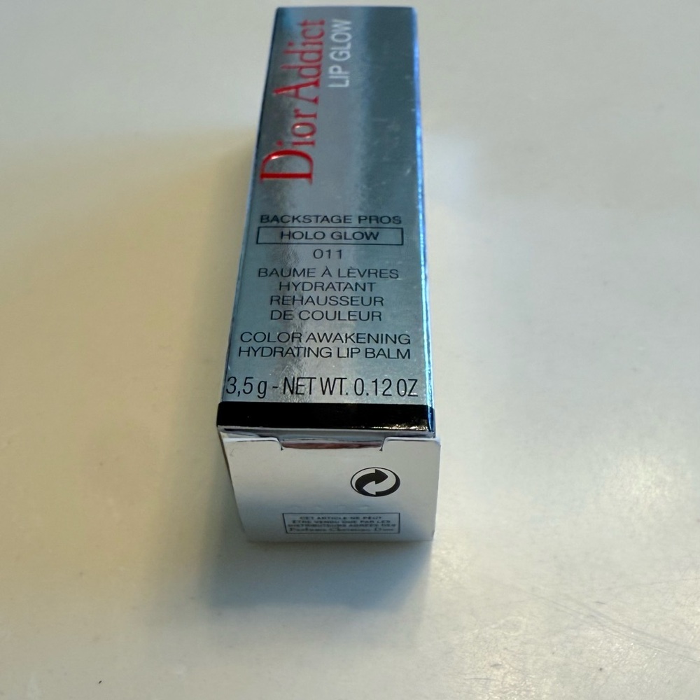 New In Box-Dior Addict Lip Glow Color Awakening Hydrating LipBalm-Halo Rose Gold